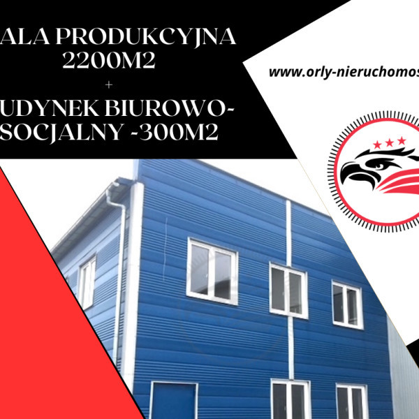 Przestronna hala produkcyjna z zapleczem biurowym w okolicach Inowrocławia – doskonała inwestycja dla Twojego biznesu!