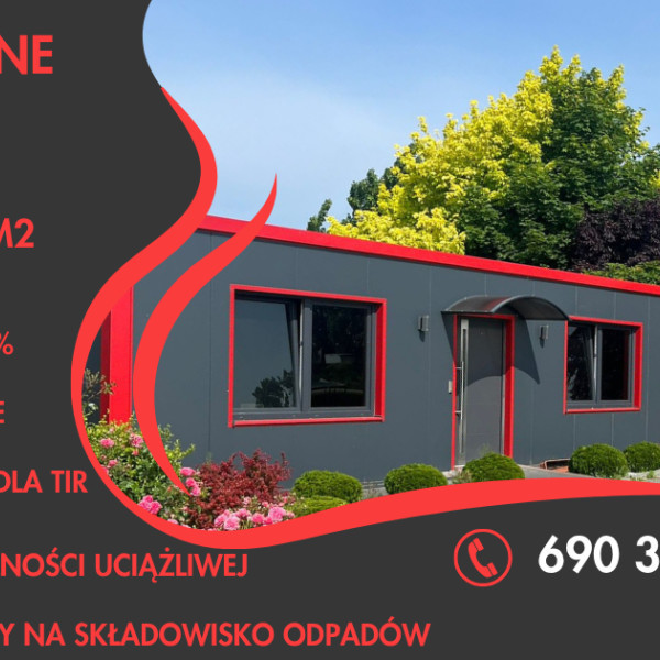 Nowoczesne biuro +utwardzona działka 8661m2
