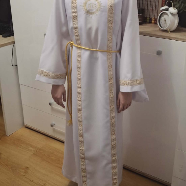 Szatka komunijna dla dziewczynki Kościół pw.Chrystusa Milosiernego
