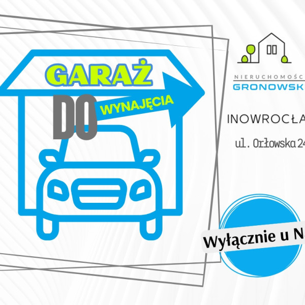 🚗 Inowrocław | Garaż na wynajem | bezpieczna lokalizacja.