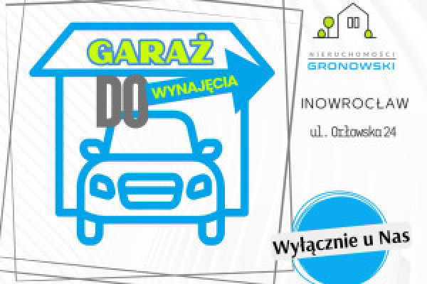 |🚗 Inowrocław | Garaż na wynajem | bezpieczna lokalizacja.