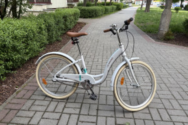 |ROWER miejski 24” dziecięcy/młodzieżowy Kross LE GRAND Lille JR biały. JAK NOWY! POLECAM !!!