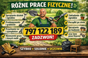 |**WYKONAM RÓŻNE PRACE FIZYCZNE**