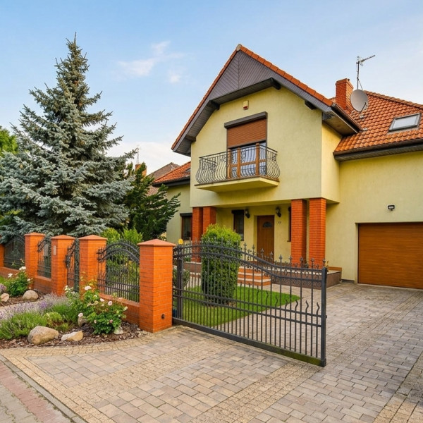 Dom Wolnostojący wybudowany w 2007r. położony w Inowrocławiu przy ulicy Szymborskiej - bliżej Centrum