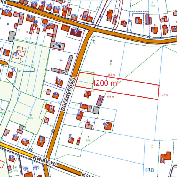Inowrocław/Jacewo, ul. Bursztynowa, 4200 m²
