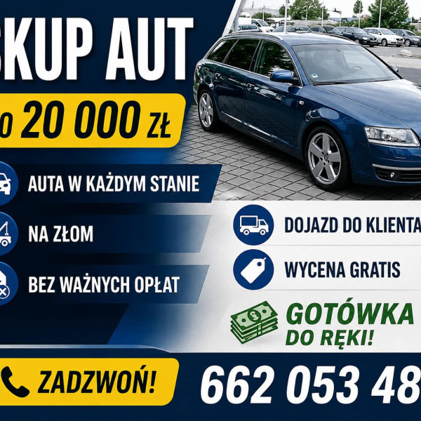Kupie Autka w każdym stanie sprawne/niesprawne/na złom/odbiór nawet dziś!/ 📞 662-053-481 📞