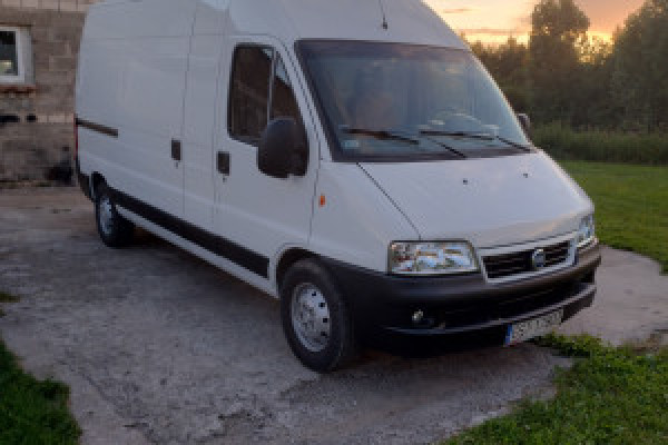 |Poszukuje pracy z samochodem dostawczym Fiat Ducato 