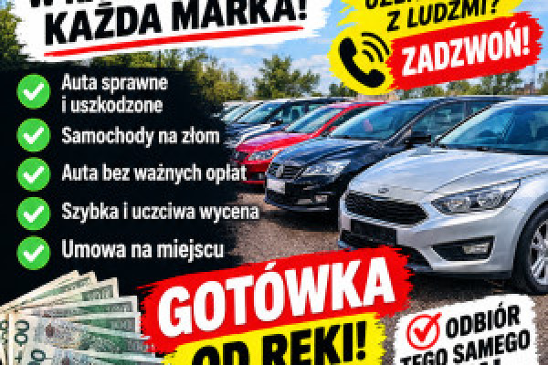 |Kupie Autka w każdym stanie sprawne/niesprawne/na złom/odbiór nawet dziś!/ 📞 662-053-481 📞