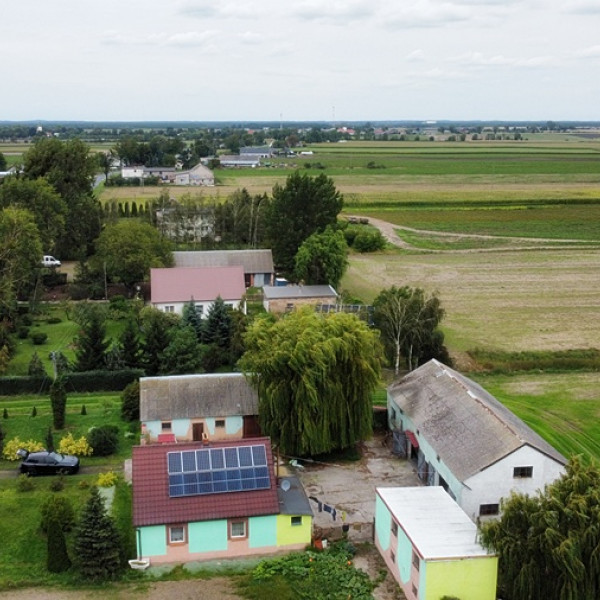 Siedlisko na sprzedaż pod Rojewem – 7500 m² Dom + budynki gospodarcze