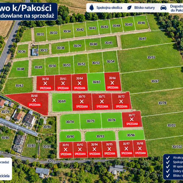 🏡 DZIAŁKA Z WARUNKAMI ZABUDOWY | 1197 m² | 71 820 zł | LUDKOWO K. PAKOŚCI | 0% PROWIZJI