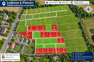 |🏡 DZIAŁKA Z WARUNKAMI ZABUDOWY | 1197 m² | 71 820 zł | LUDKOWO K. PAKOŚCI | 0% PROWIZJI