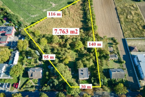 |Działka 7.763m2 pod zabudowę jednorodzinną i usługi nieuciążliwe z budynkiem mieszkalnym do remontu ! 