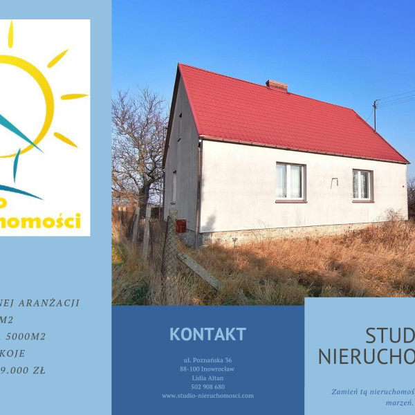 Dom do własnej aranżacji (79m2) w Radłówku