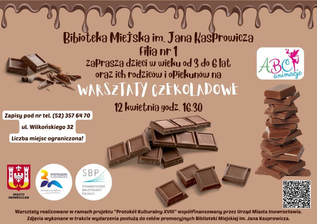 plakat warsztaty czekoladowe