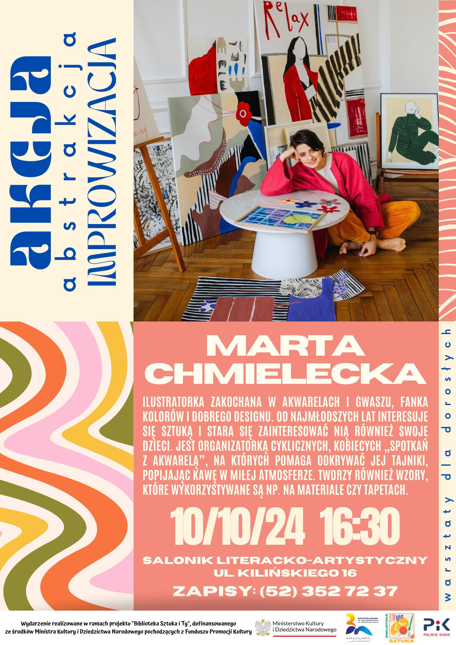 plakat-akcja-abstrakcja-improwizacja