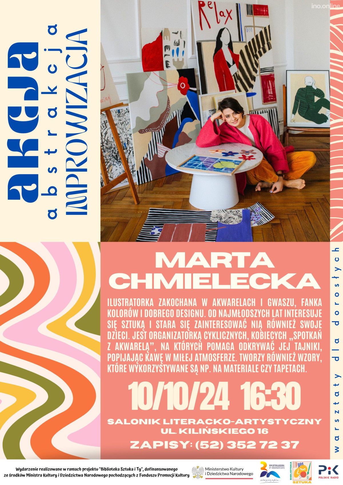 plakat-akcja-abstrakcja-improwizacja