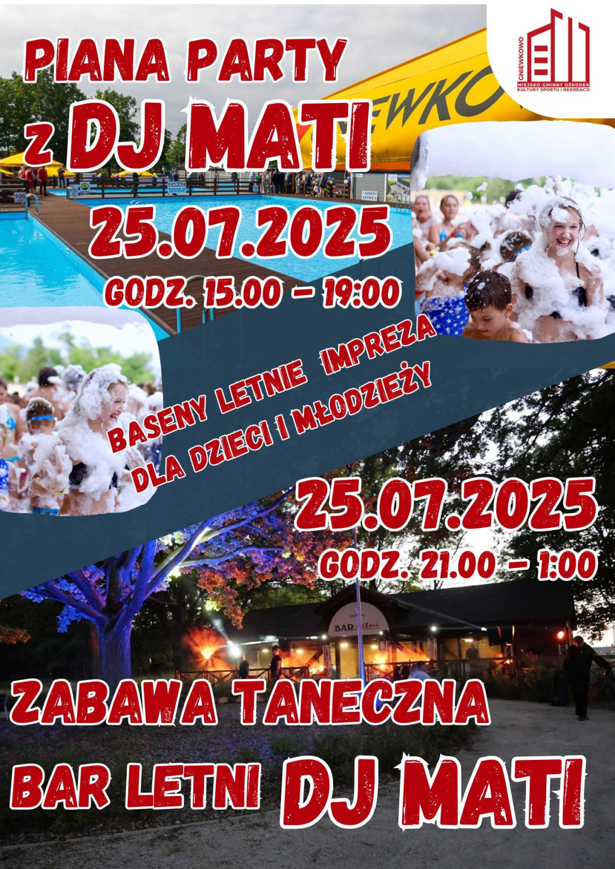 Gniewkowo Organizują piana party Za konsolą DJ Mati Ino online Gniewkowo Organizują piana party Za konsolą DJ Mati Ino online
