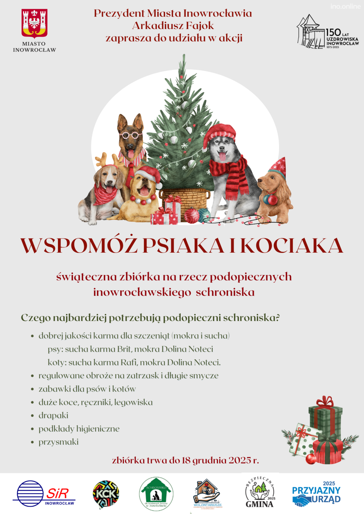 Wspomóż psiaka i kociaka plakat