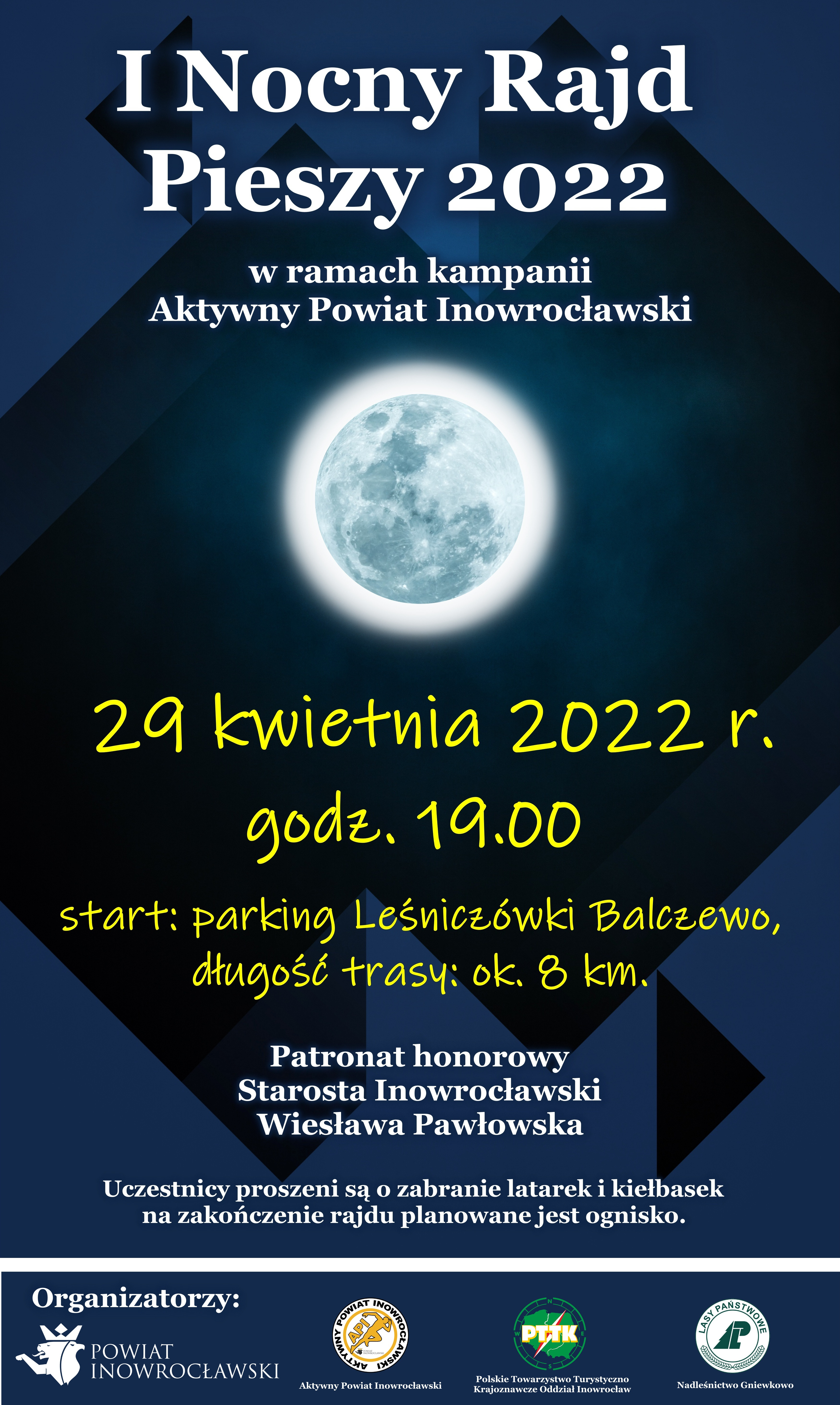 I Nocny Rajd Pieszy 2022