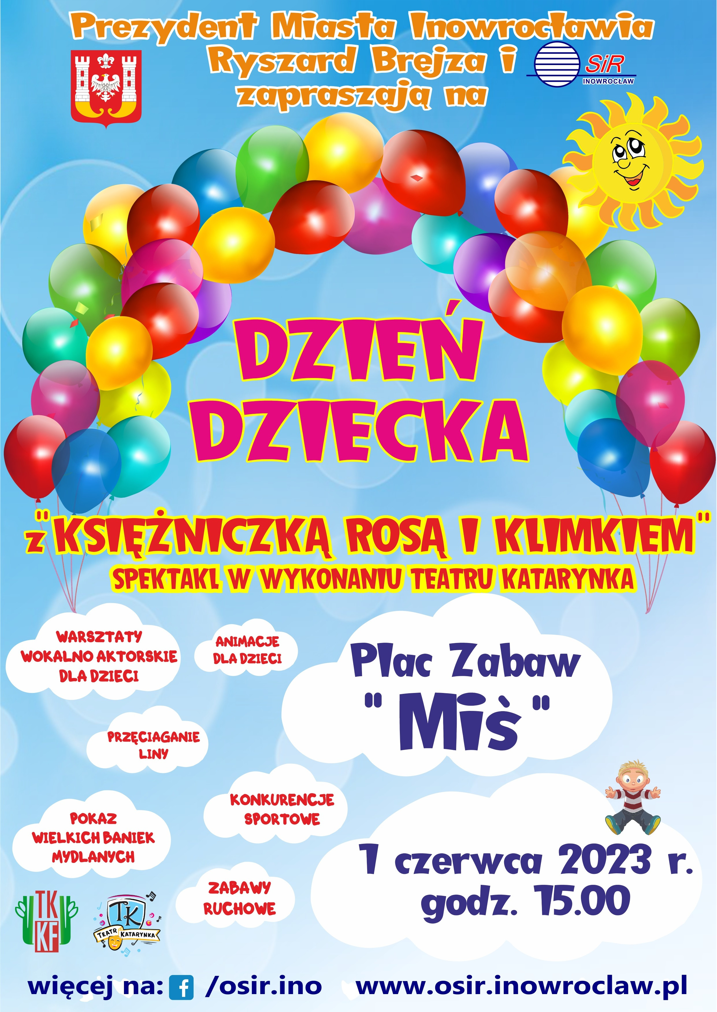 plakat dzień dziecka 2023 R