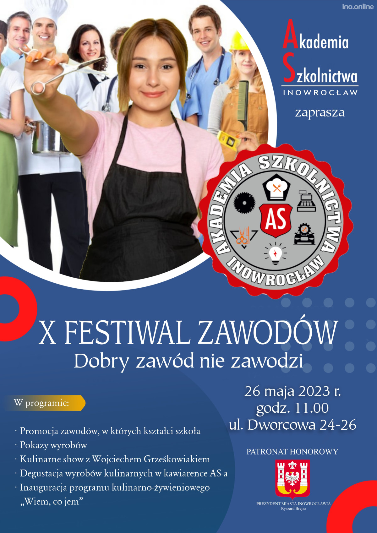 Plakat X Festiwal Zawodów