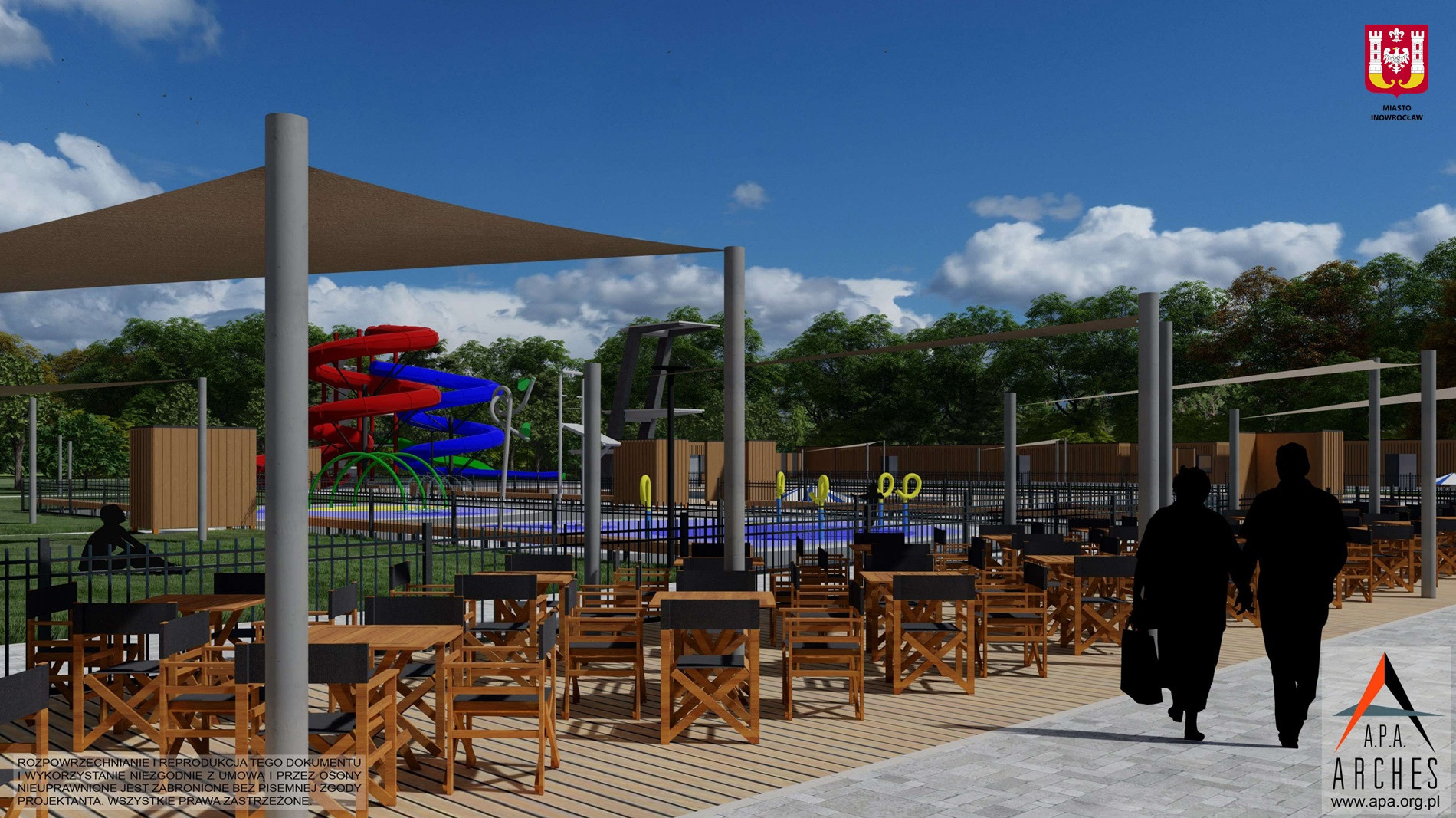 Wizualizacja basenu odkrytego 01