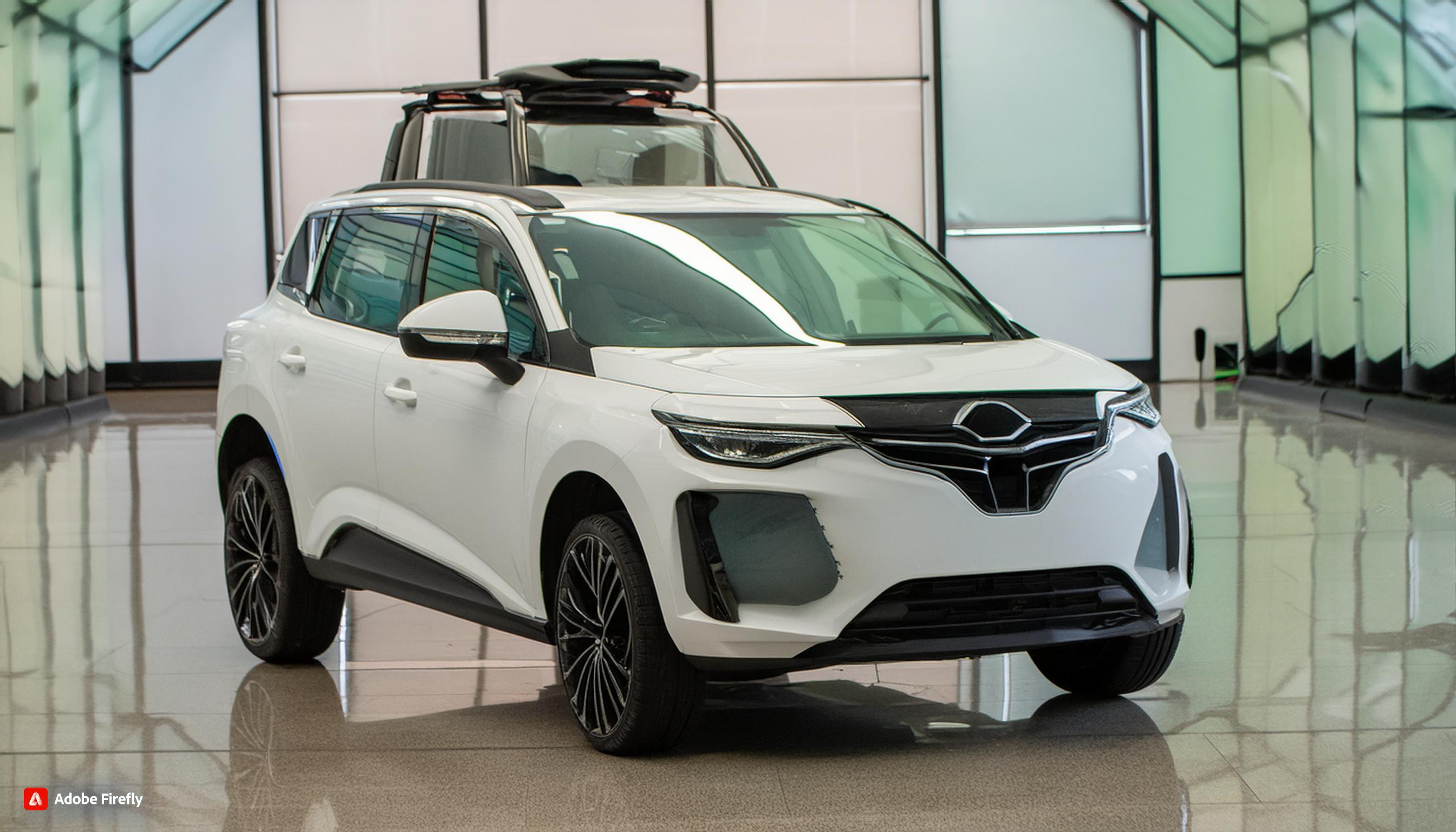 Firefly stwórz samochód. Zrób trochę crossovera, trochę hatchbacka, dodaj dużo przetłoczeń, przedzie