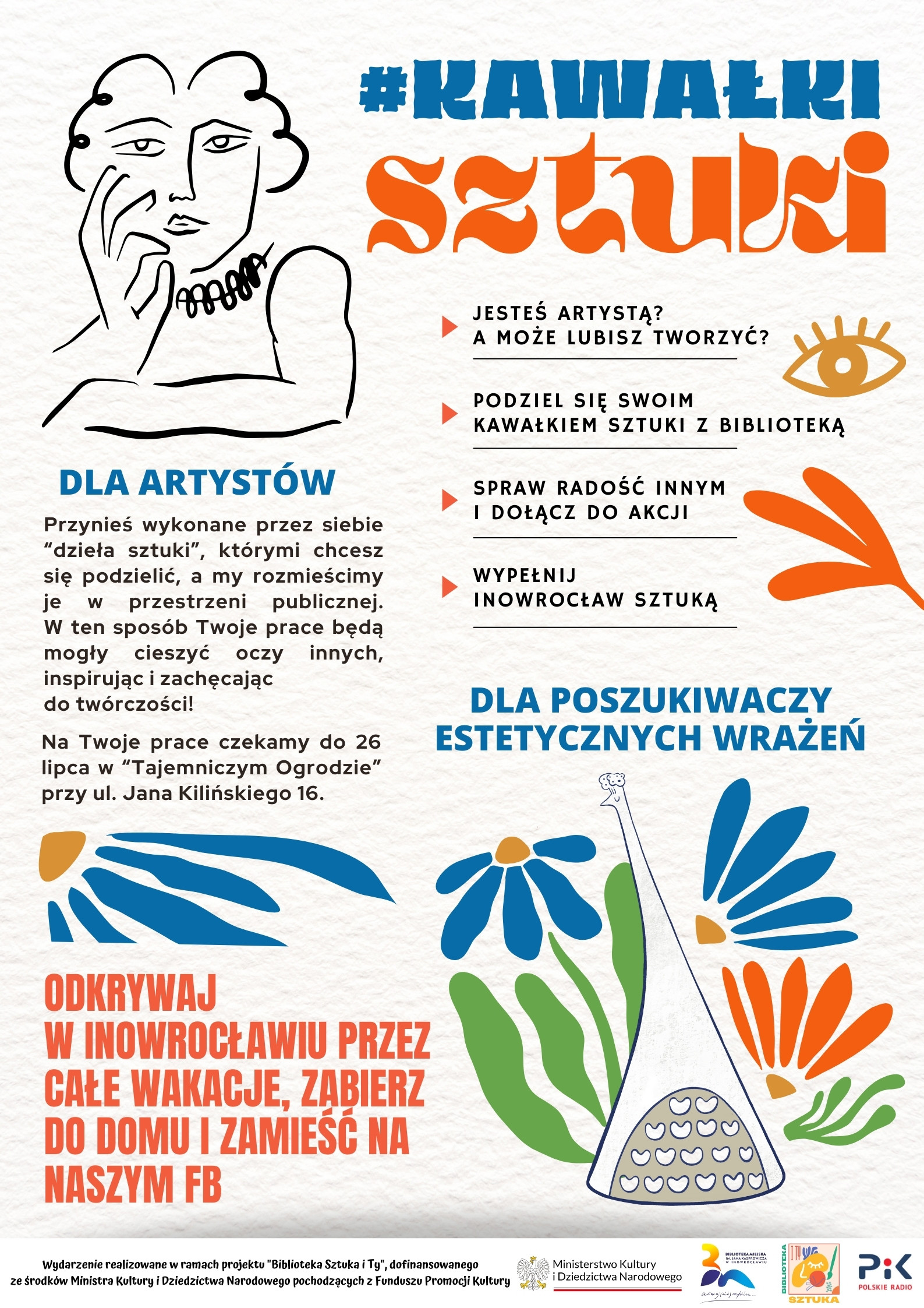 Plakat-kawałki sztuki