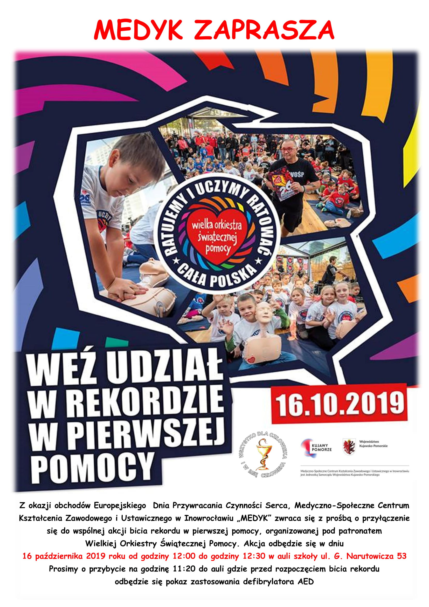 Medyk plakat Bicie rekordu