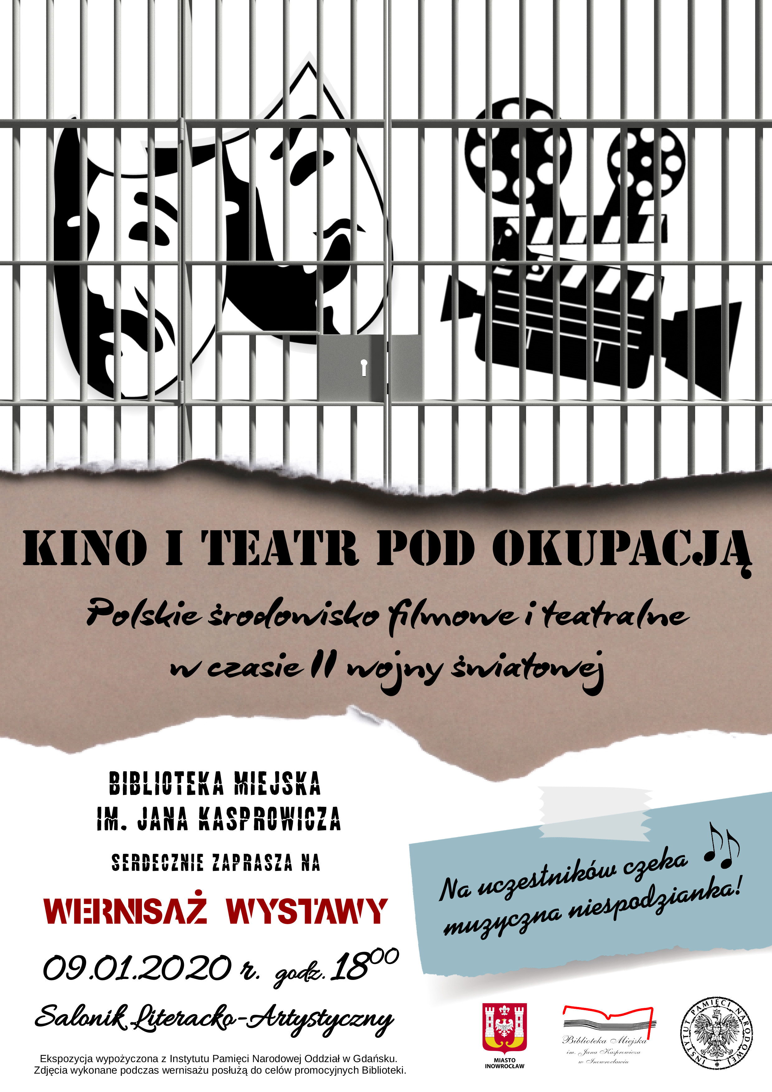 Kino i teatr pod okupacja Plakat
