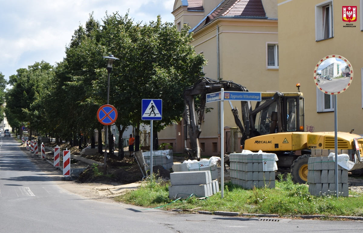 Remont chodników na Narutowicza 02