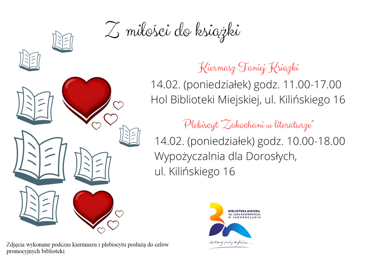 Walentynki i kiermasz-plakat