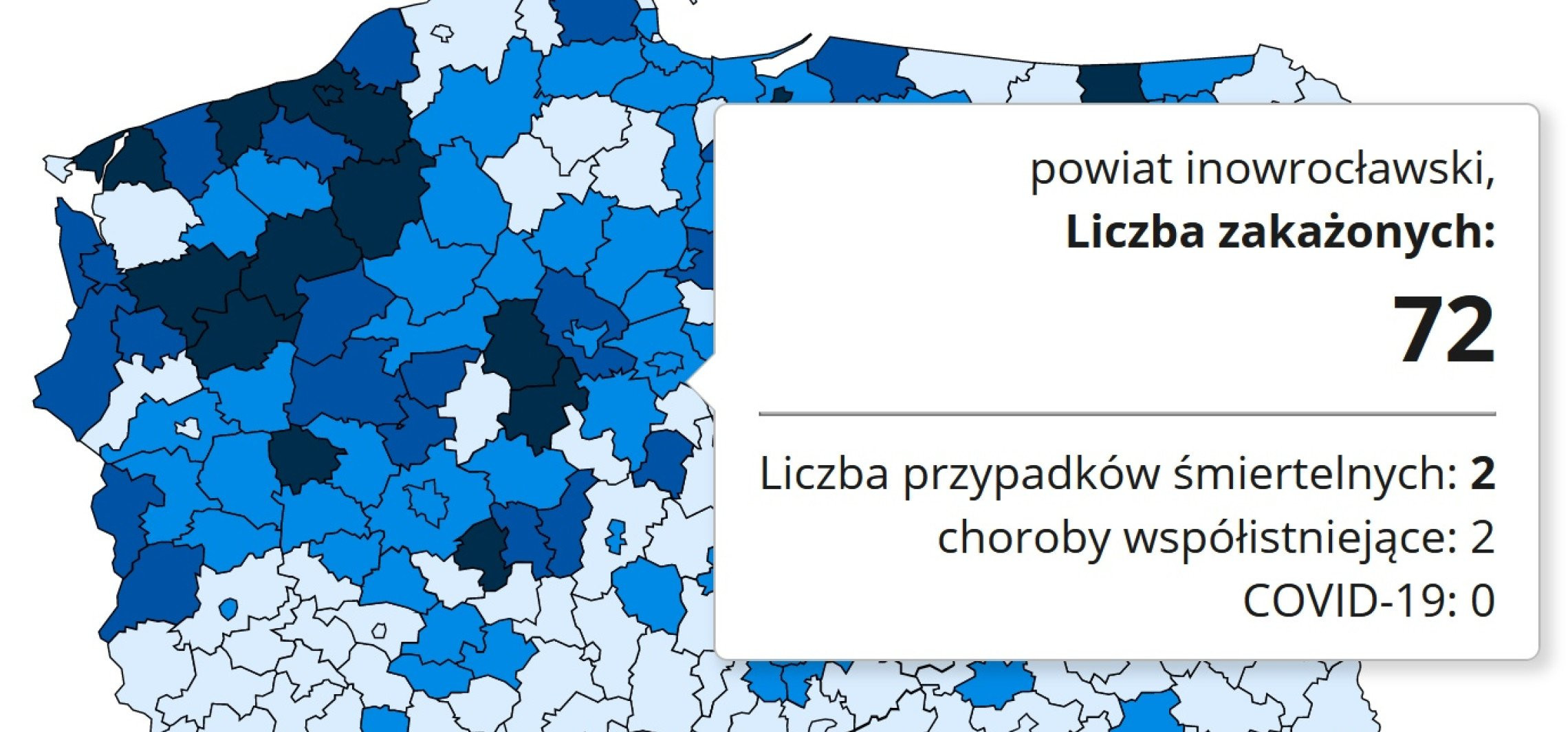 Inowrocław - Nowe dane o zakażeniach w regionie