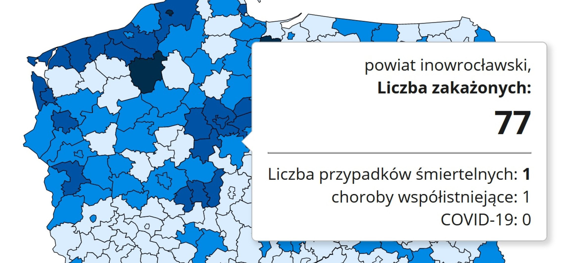 Inowrocław - Nowe zakażenia w powiecie inowrocławskim