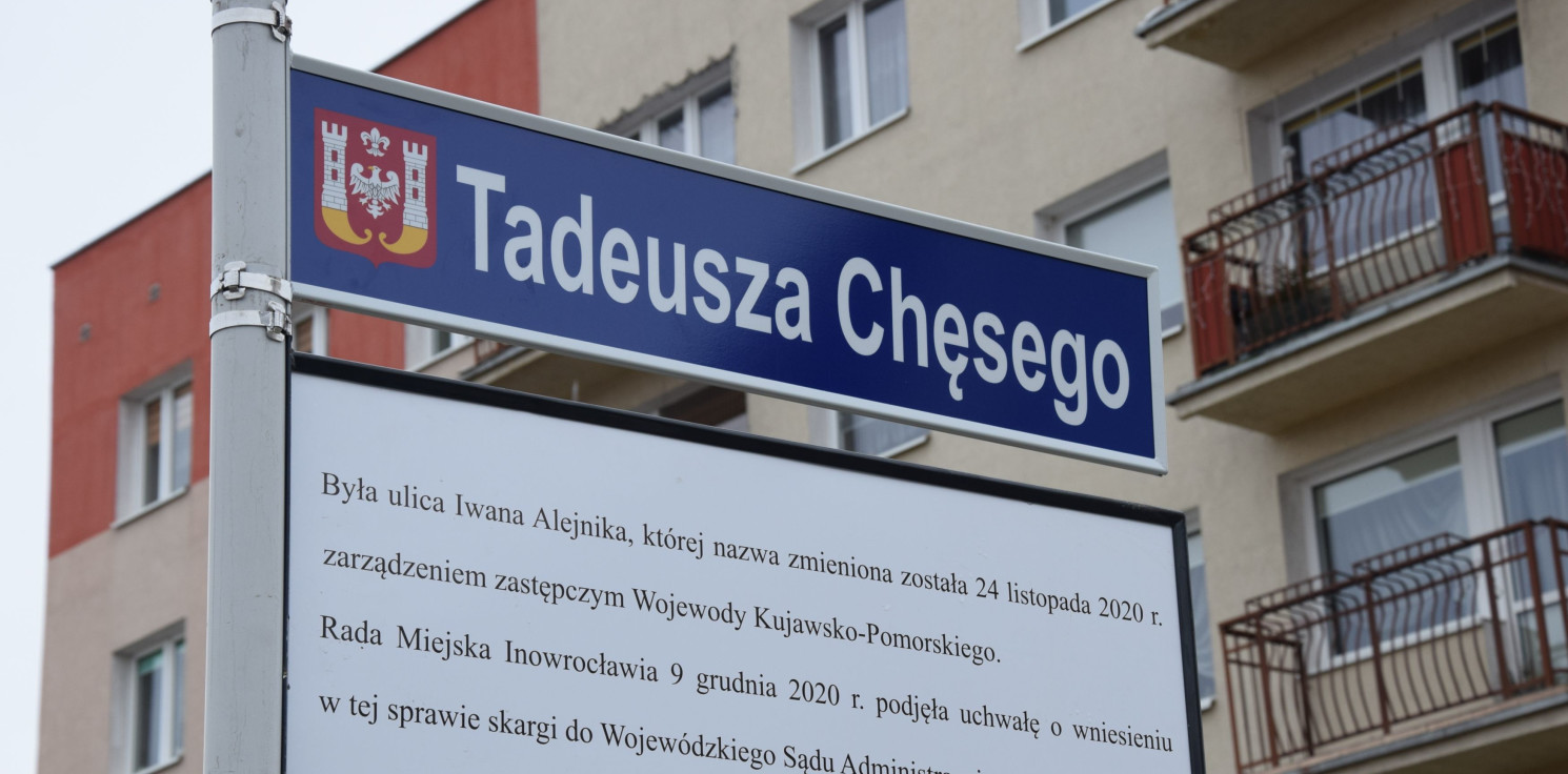 Inowrocław - Już nie Alejnika. Ratusz tłumaczy zmianę