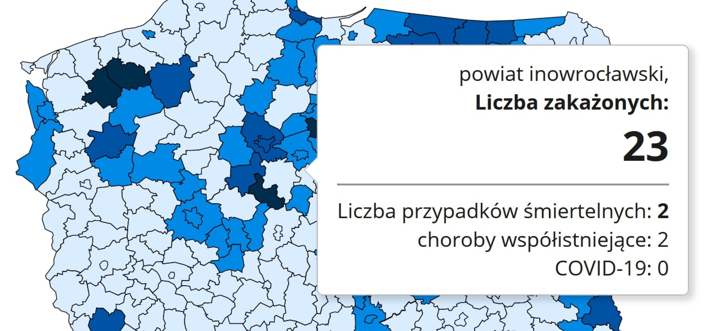 Inowrocław - Koronawirus. Niewielki wzrost zakażeń