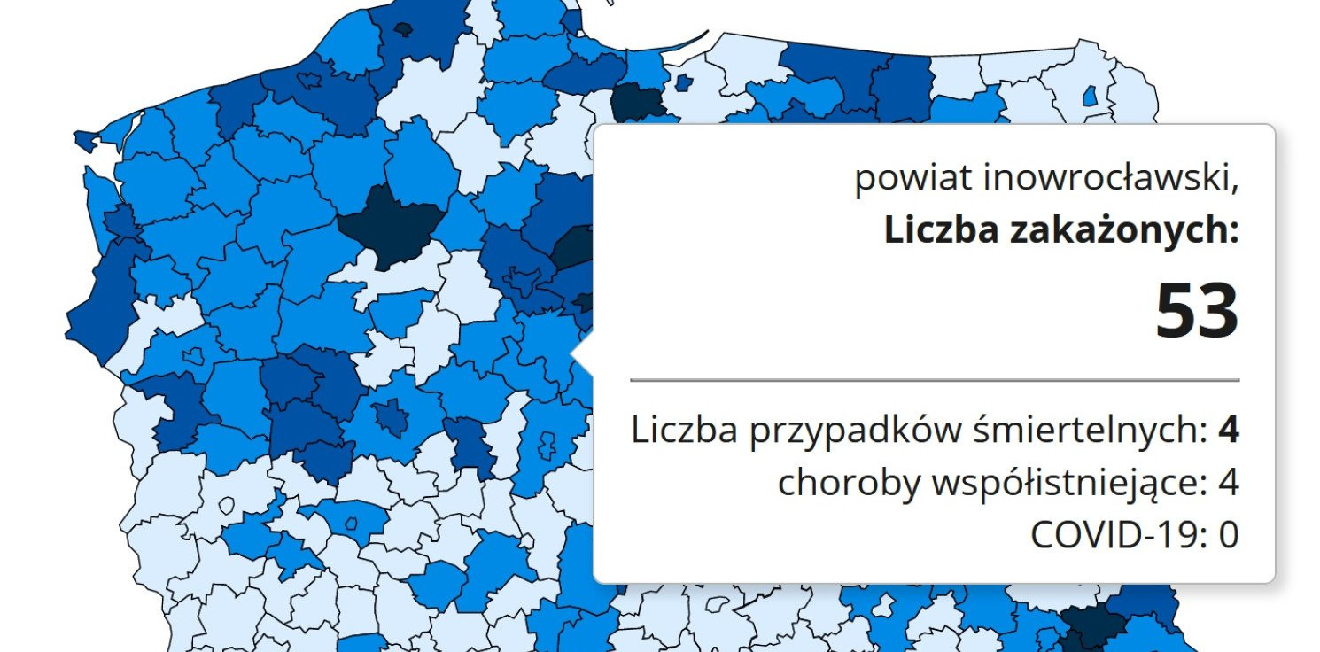 Inowrocław - Koronawirus. Dzisiejszy bilans zakażeń