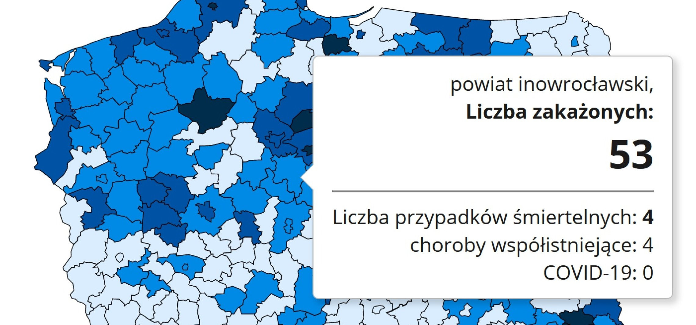Inowrocław - Koronawirus. Dzisiejszy bilans zakażeń