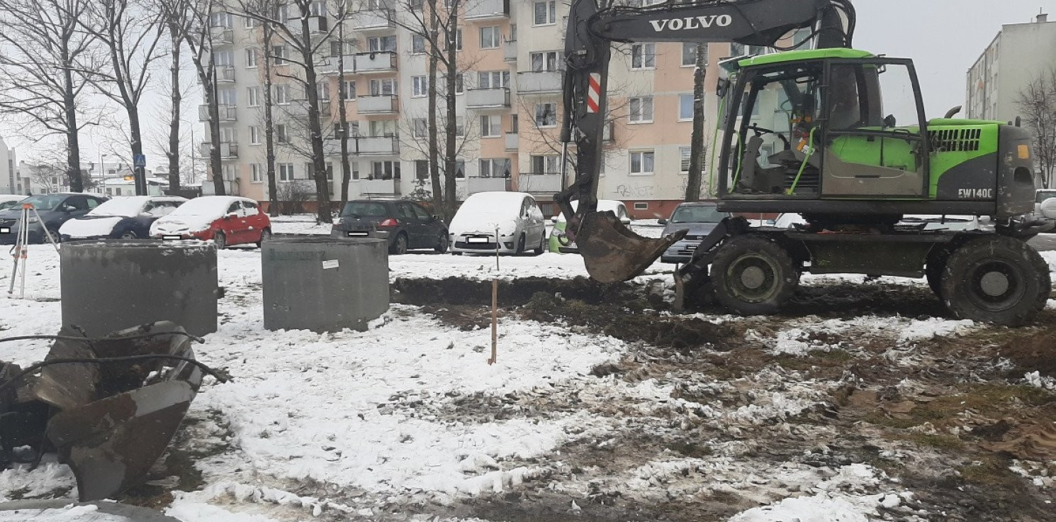 Inowrocław - Na Rąbinie ruszyła budowa nowego parkingu