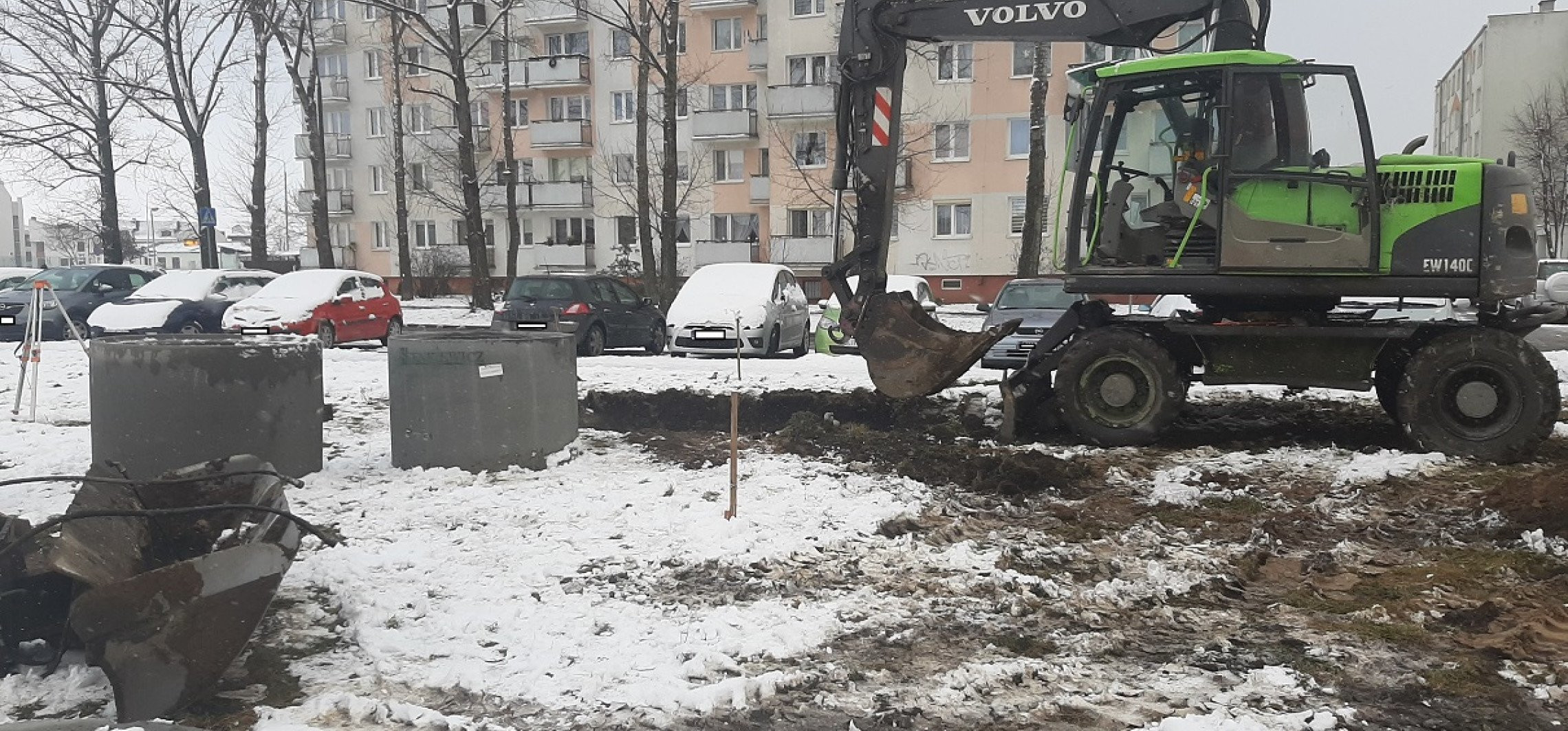Inowrocław - Na Rąbinie ruszyła budowa nowego parkingu