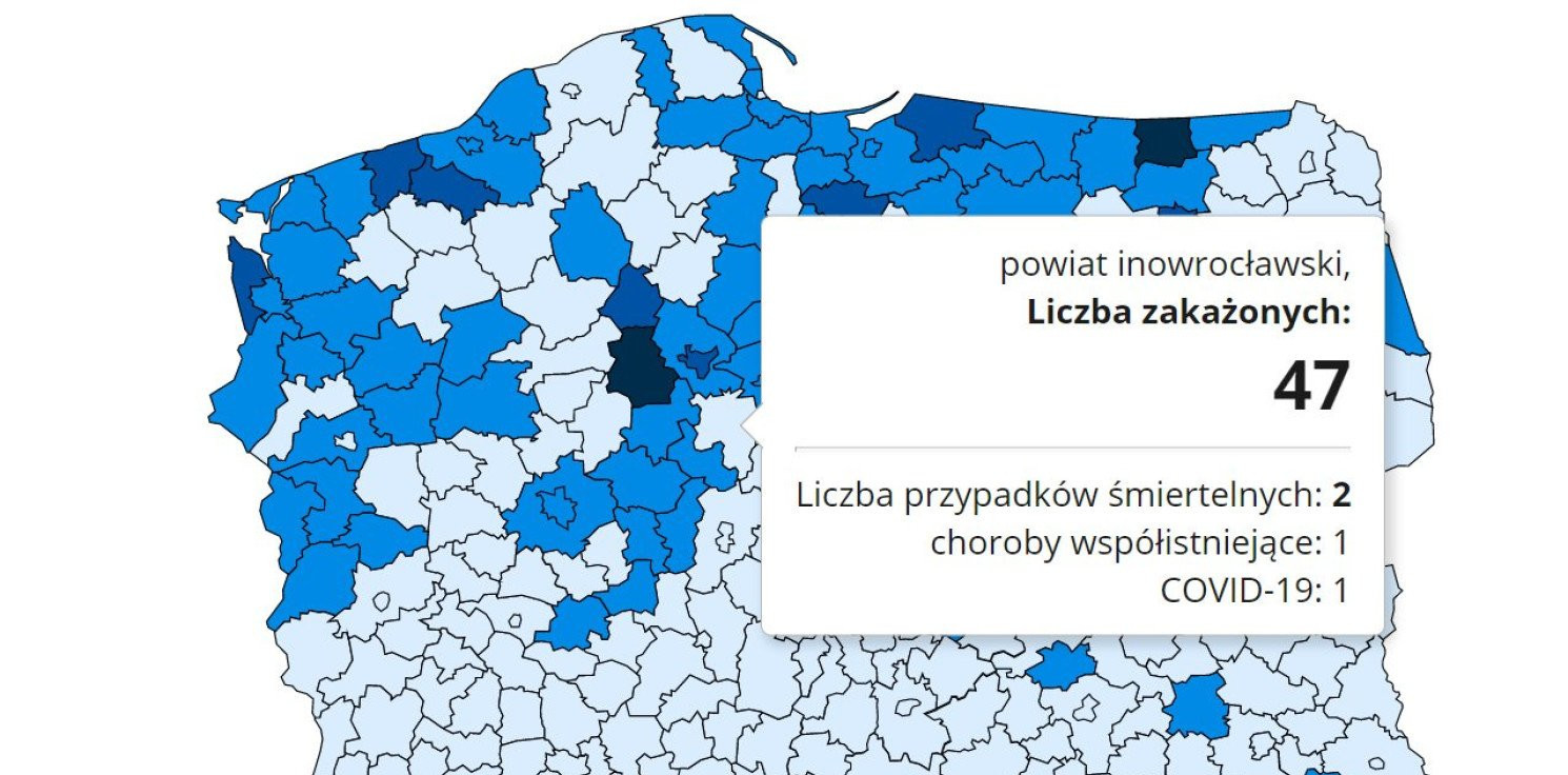 Inowrocław - Dziś blisko 10 tys. zakażeń w kraju