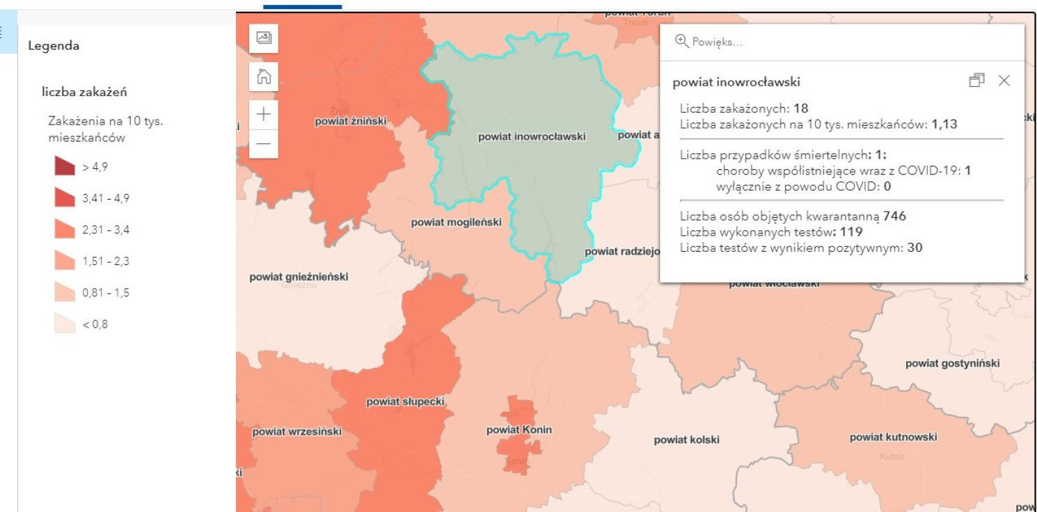 Inowrocław - Dziś 2 419 nowych zakażeń w kraju