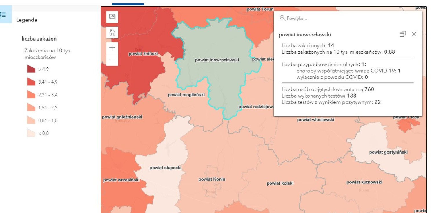 Inowrocław - Oto najnowsze dane o zakażeniach