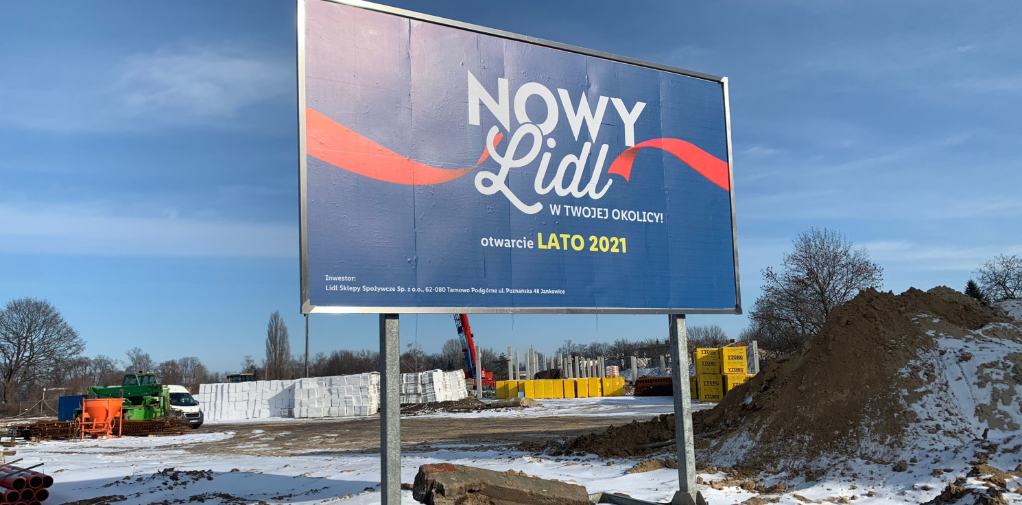 Inowrocław - W Inowrocławiu budują trzeciego Lidla