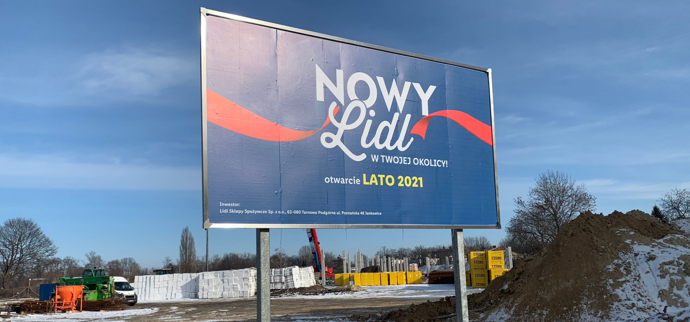 Inowrocław - W Inowrocławiu budują trzeciego Lidla