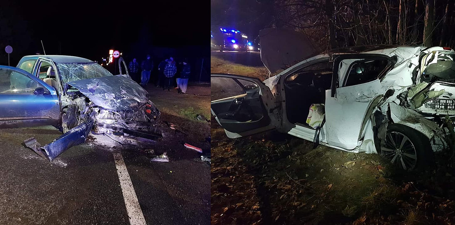 Inowrocław - Poważny wypadek na drodze do Bydgoszczy