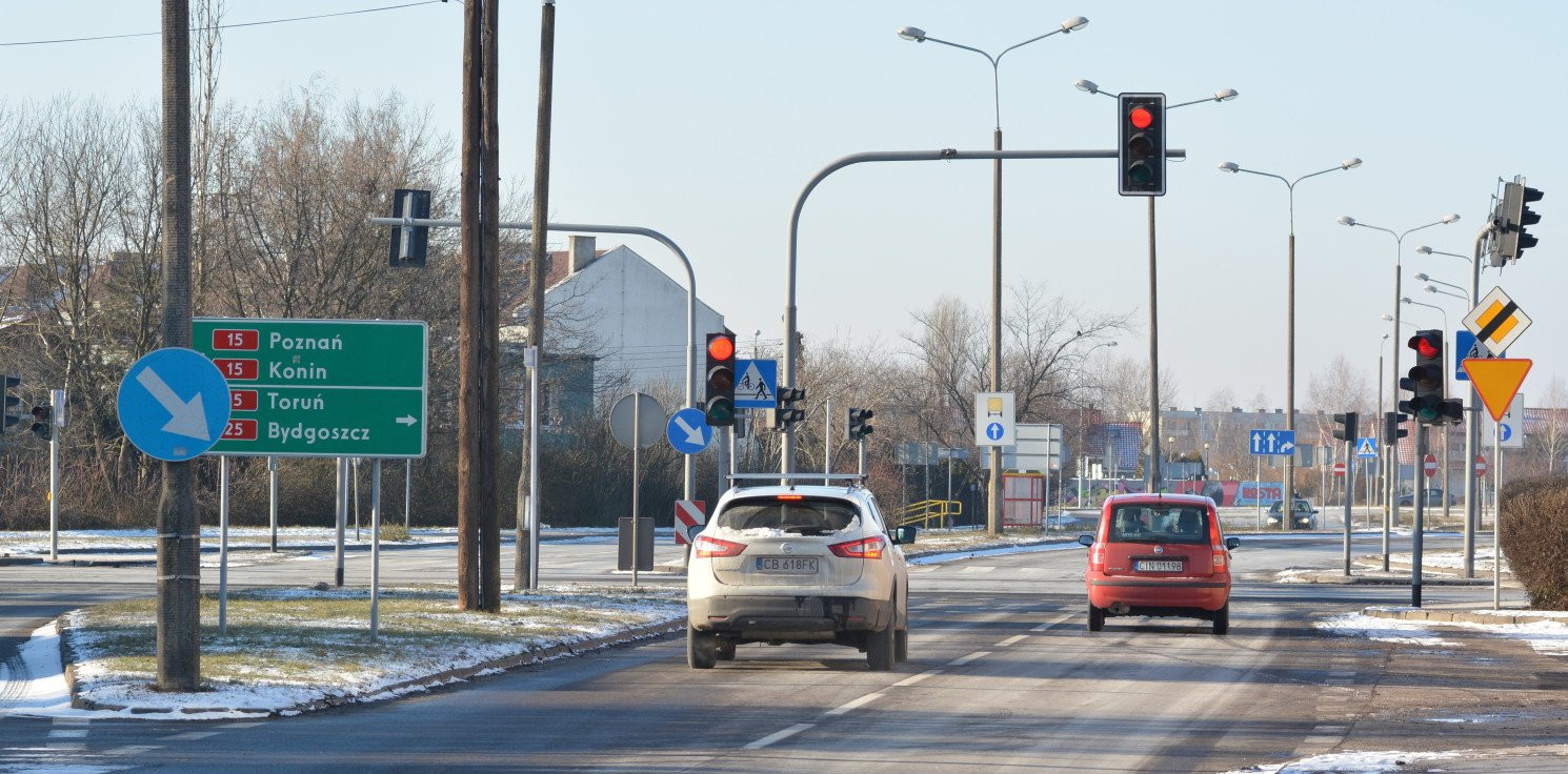 Inowrocław - Sygnalizacja świetlna do aktualizacji. Gdzie?