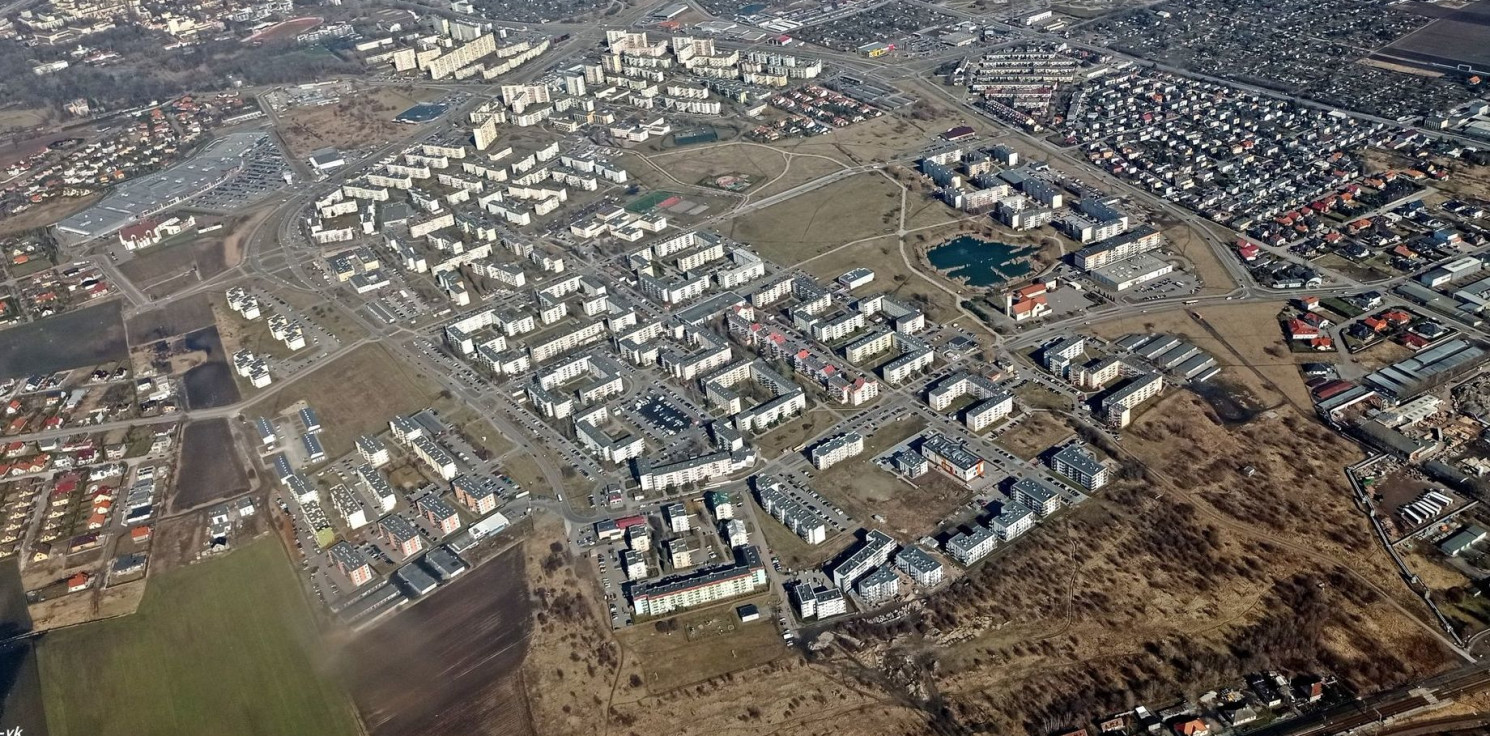 Inowrocław - Osiedle Rąbin z lotu ptaka