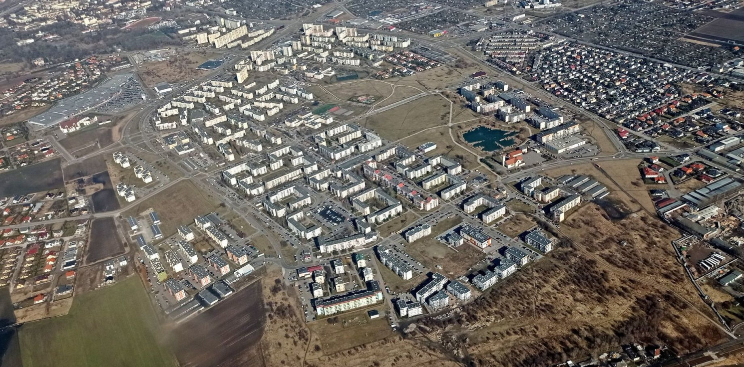 Inowrocław - Osiedle Rąbin z lotu ptaka