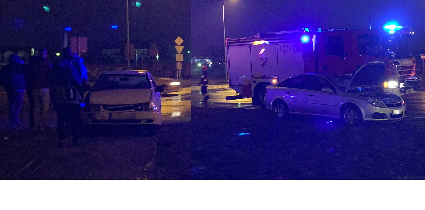 Inowrocław - Kolizja na Rąbinie. Seat kontra opel
